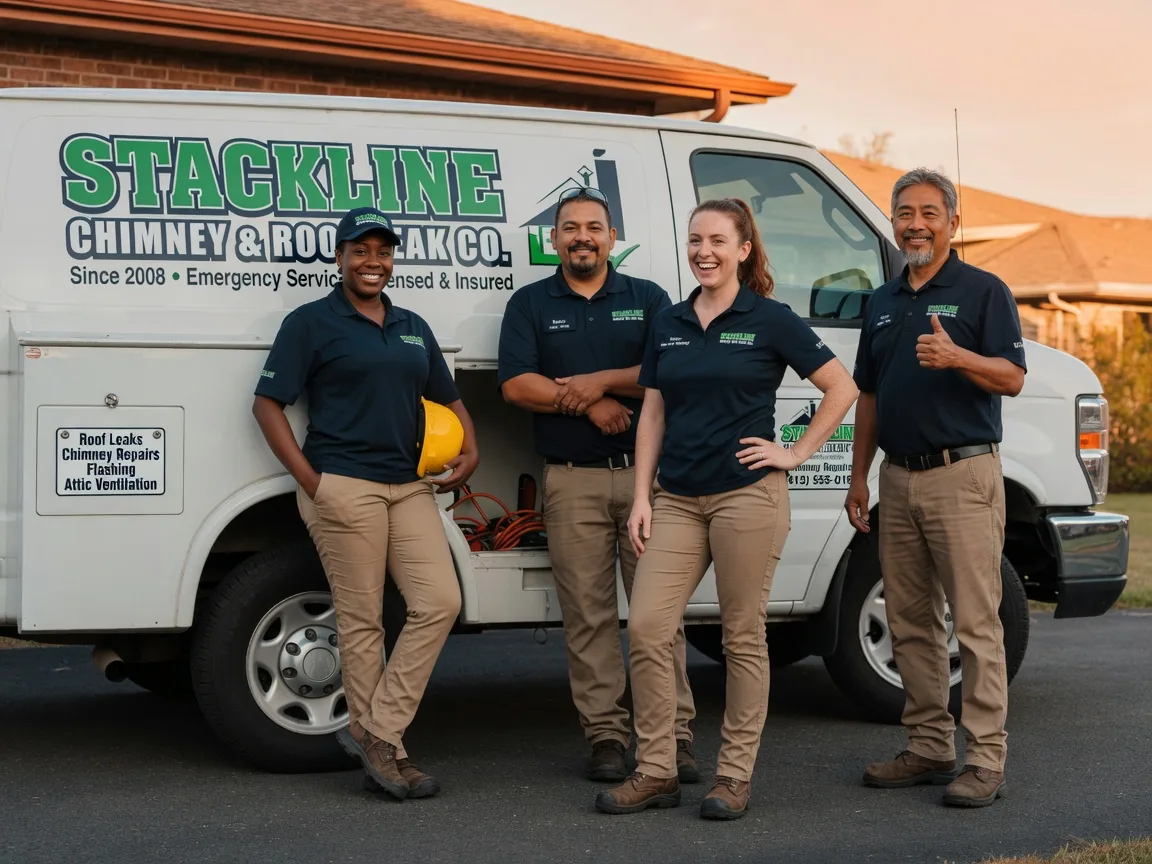 Chimney flashing repair company in Linden, CA